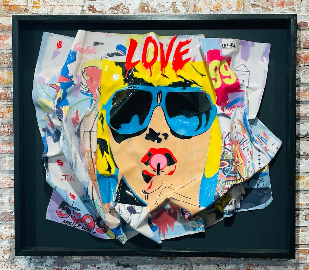 Crumpled Art - Andie Love Warhol/Basquiat