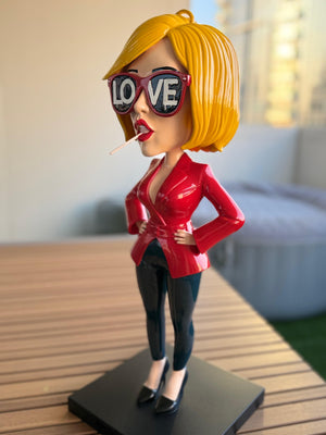 ANDIE LOVE RED Sculpture