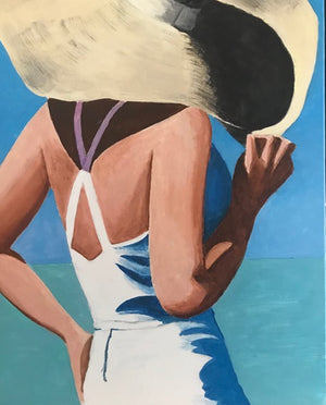 THE WOMAN IN THE STRAW HAT